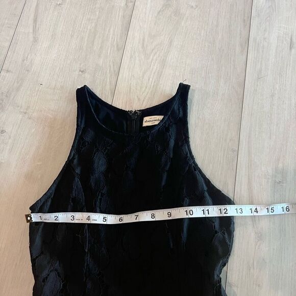 Abercrombie Kids Girls Black Lace Tulle Dress size 14 - Picture 3 of 7